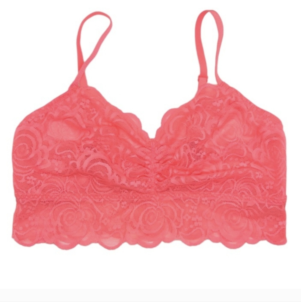 Victoria’s Secret PINK Coral Lacie Bralette M